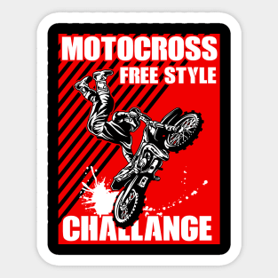 MOTOCROSS FREE STYLE CHALLANGE Sticker